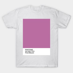 pantone 16-3321 TCX First Bloom T-Shirt